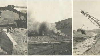 Historical Laguna Seca collage of agricultural transformation