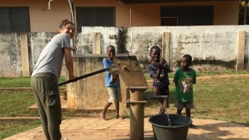 Anna Regalado in Ghana